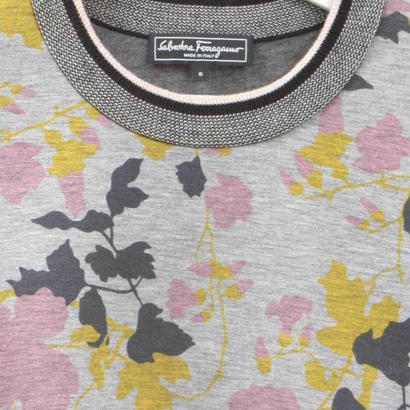 Ferragamo Floral Print Bonded Sweatshirt - Picture 3 of 3